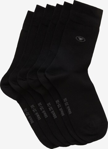 TOM TAILOR Socks in Black: front