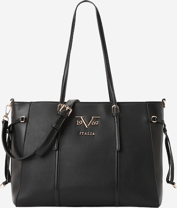 juoda 19V69 ITALIA Pirkinių krepšys 'Carissma': priekis