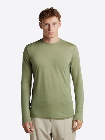 ICEBREAKER Functioneel shirt 'Cool-Lite' in Groen: voorkant