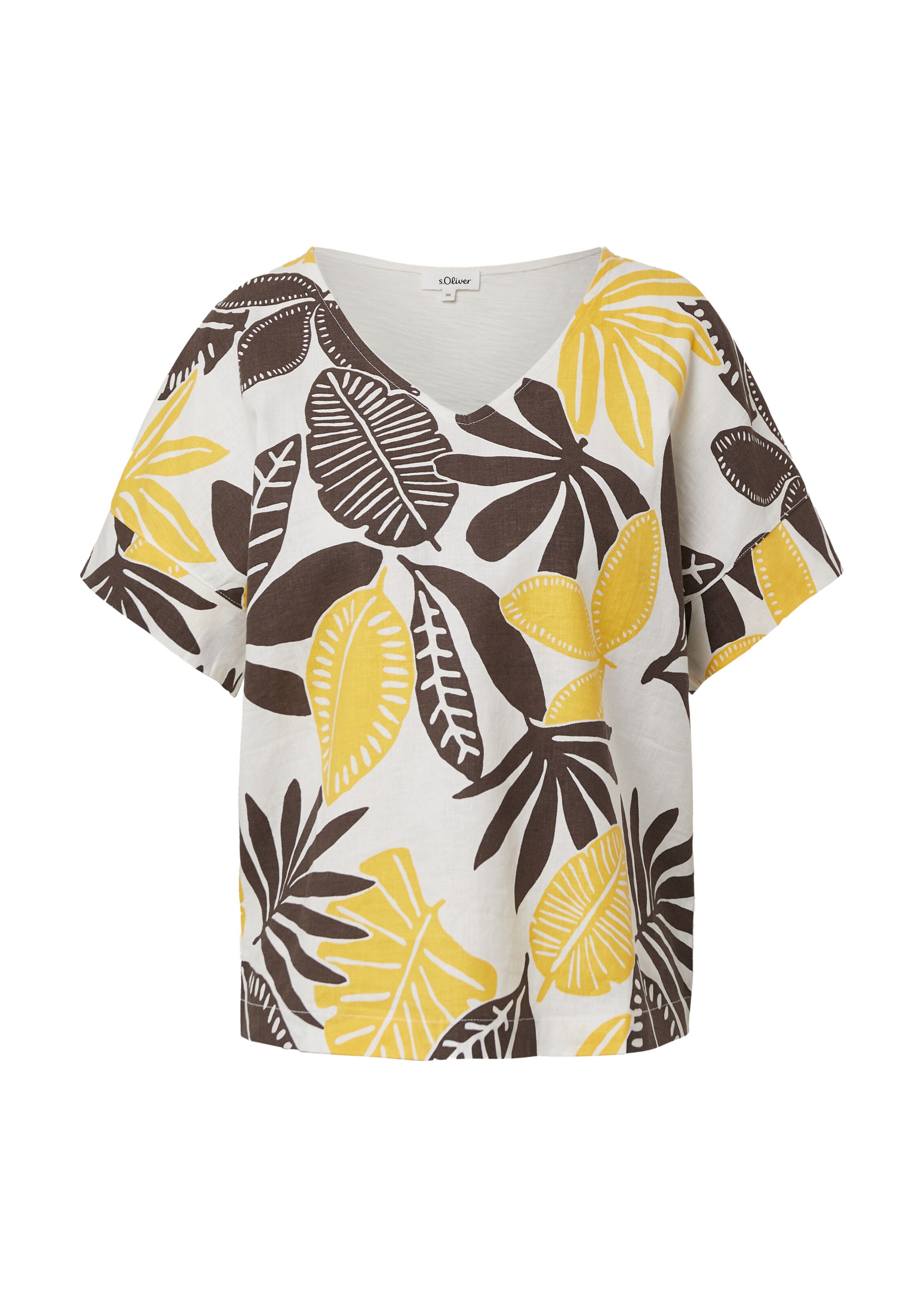 s.Oliver Shirt in Beige: front