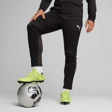 PUMA Slimfit Sporthose 'Team Goal' in Schwarz