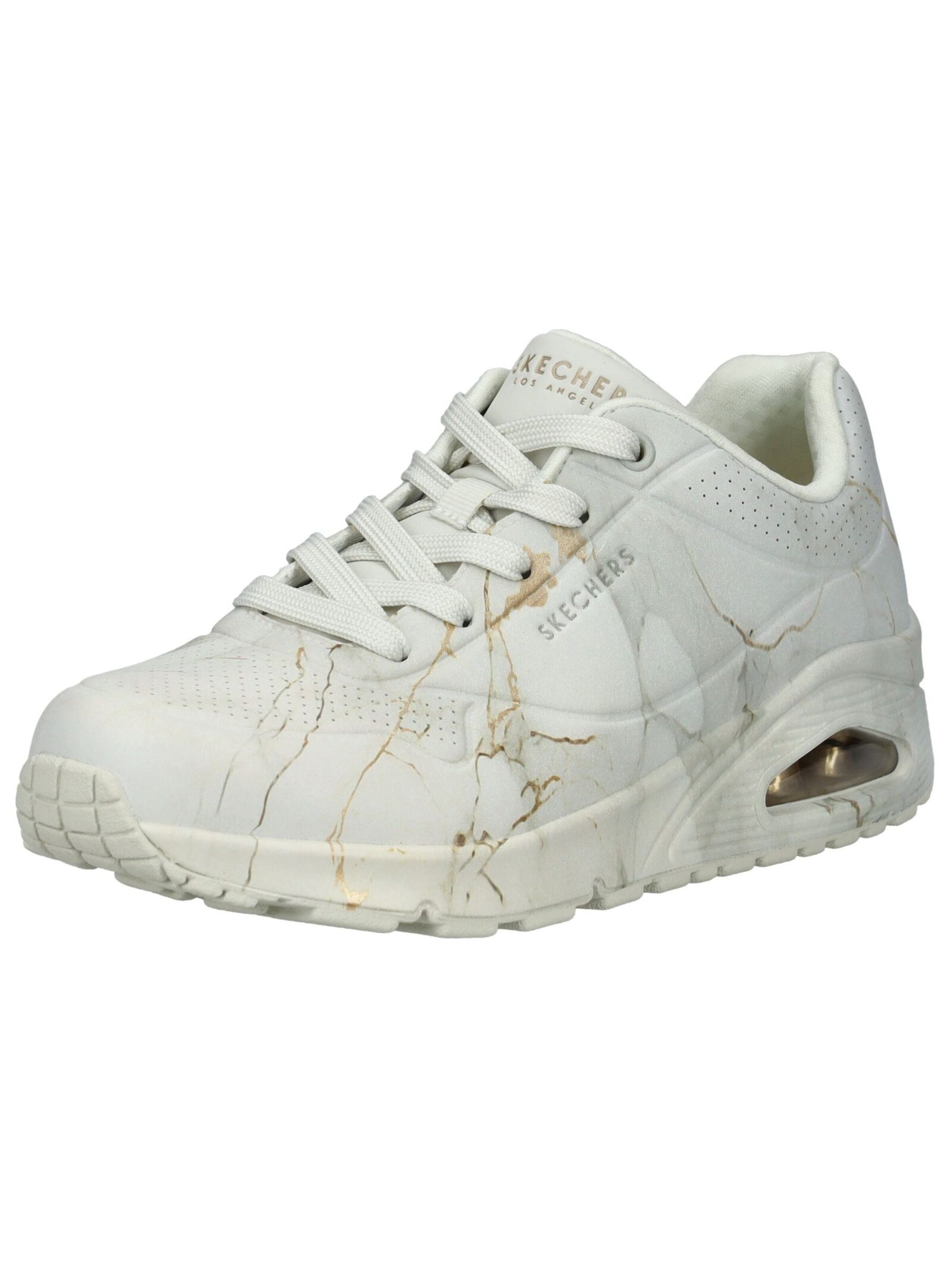 Sneaker bassa 'Uno – Marble Marvel' di SKECHERS in bianco: frontale