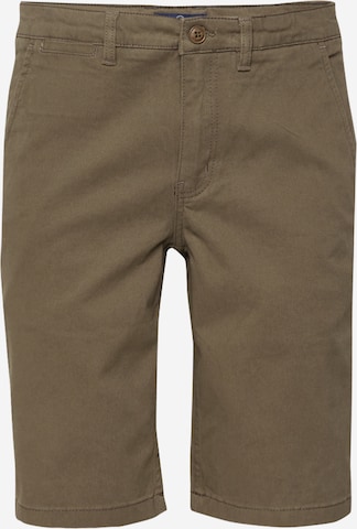 Kronstadt Chino kalhoty 'Jonas' – zelená: přední strana