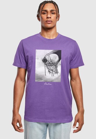 Mister Tee Shirt 'Ballin 2.0' in Purple: front