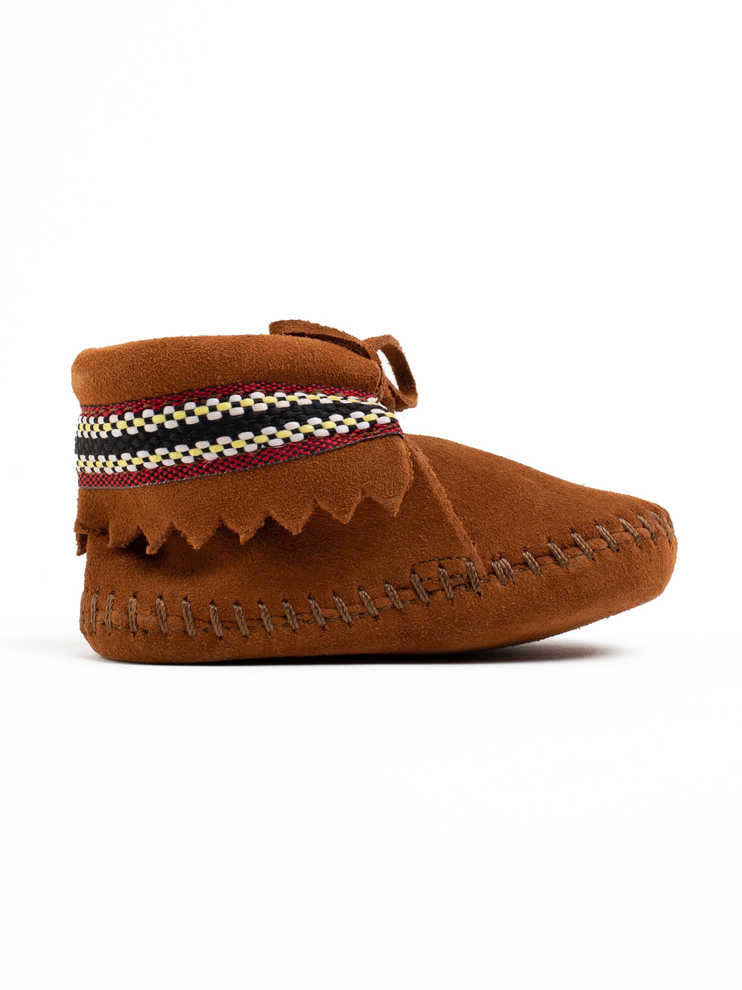 Bottes de neige 'Braid' Minnetonka en marron