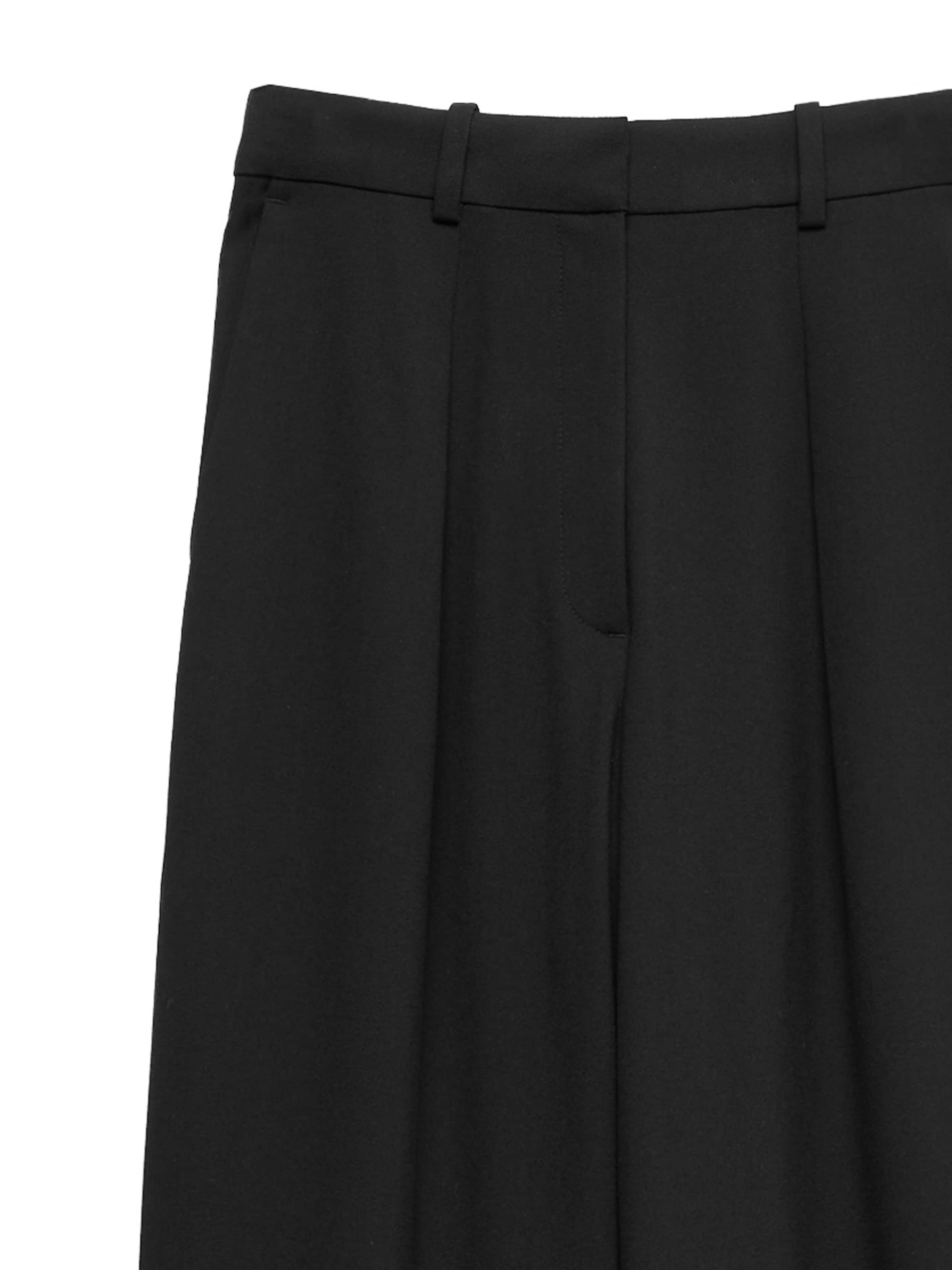 Marks & Spencer Wide Leg Hose in Schwarz