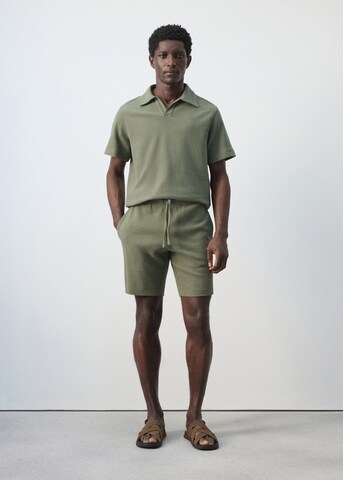 MANGO MAN Regular Pants 'Xavis' in Green