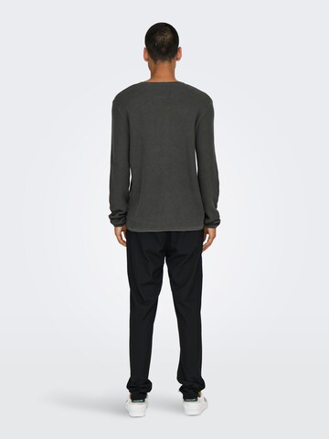 Only & Sons - Pullover 'Eric' em cinzento