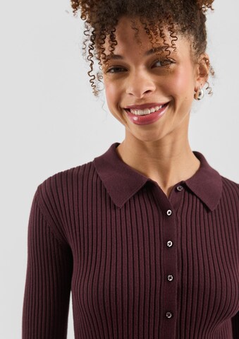 Cardigan QS en rouge