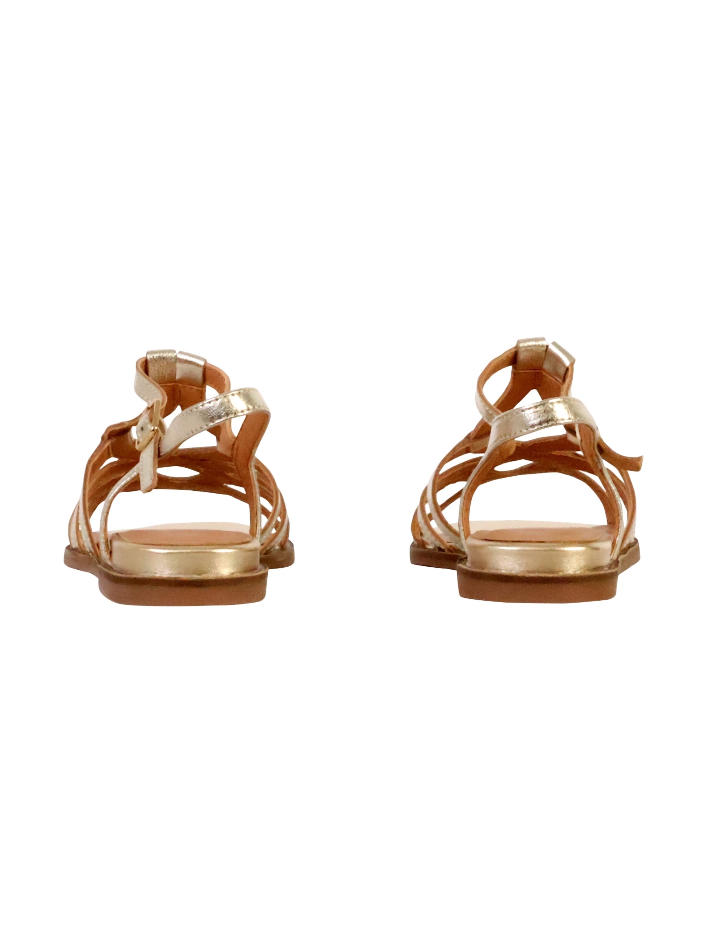 Emilie Karston Sandal 'Sabine-Ledersandalen' in Grey