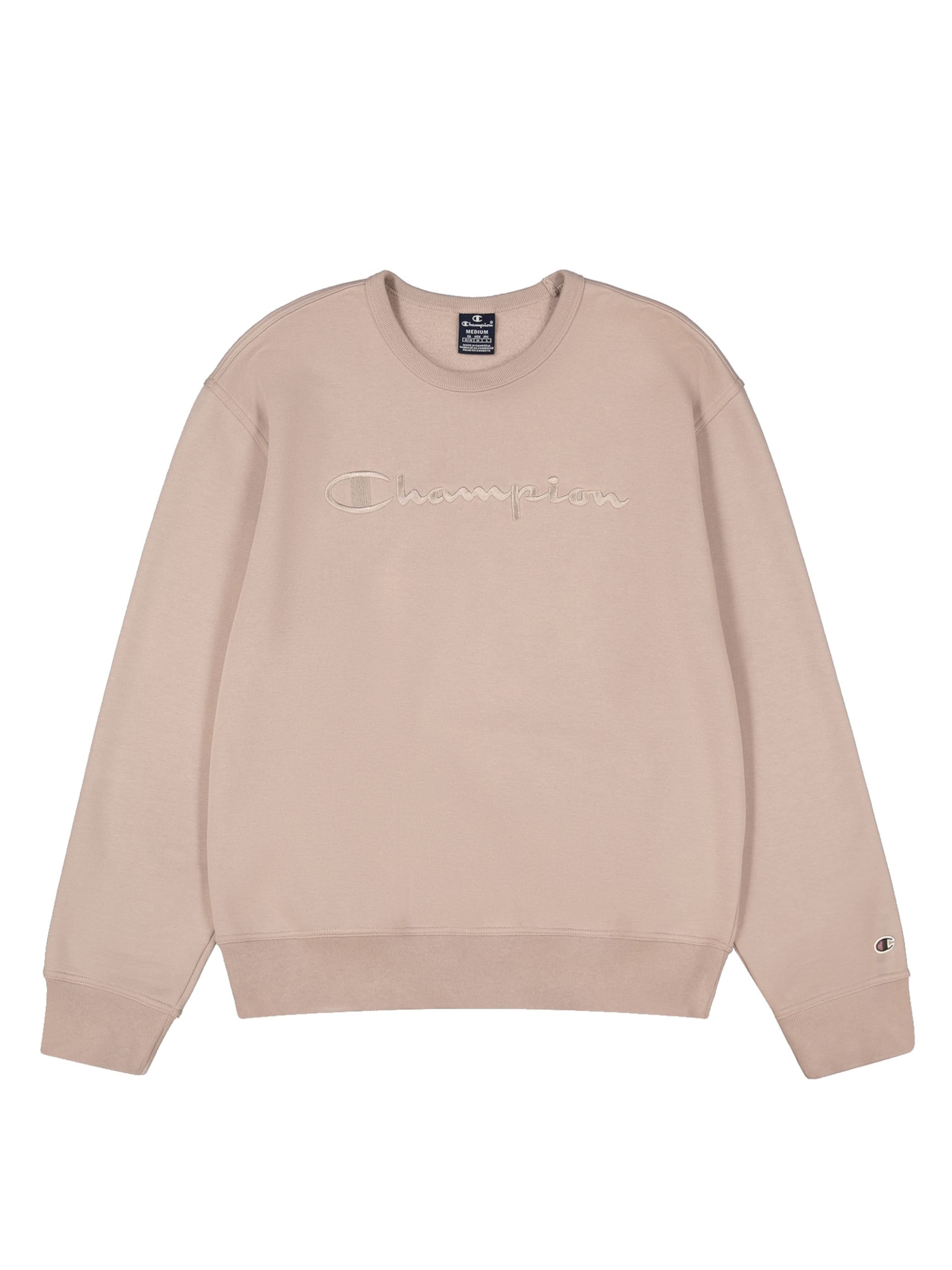 Sweat-shirt Champion Authentic Athletic Apparel en marron : devant