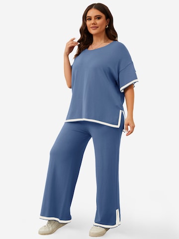 Imily Bela Φόρμα για το σπίτι σε μπλε: μπροστά