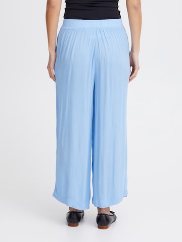 ICHI - Pierna ancha Pantalón 'MARRAKECH' en azul