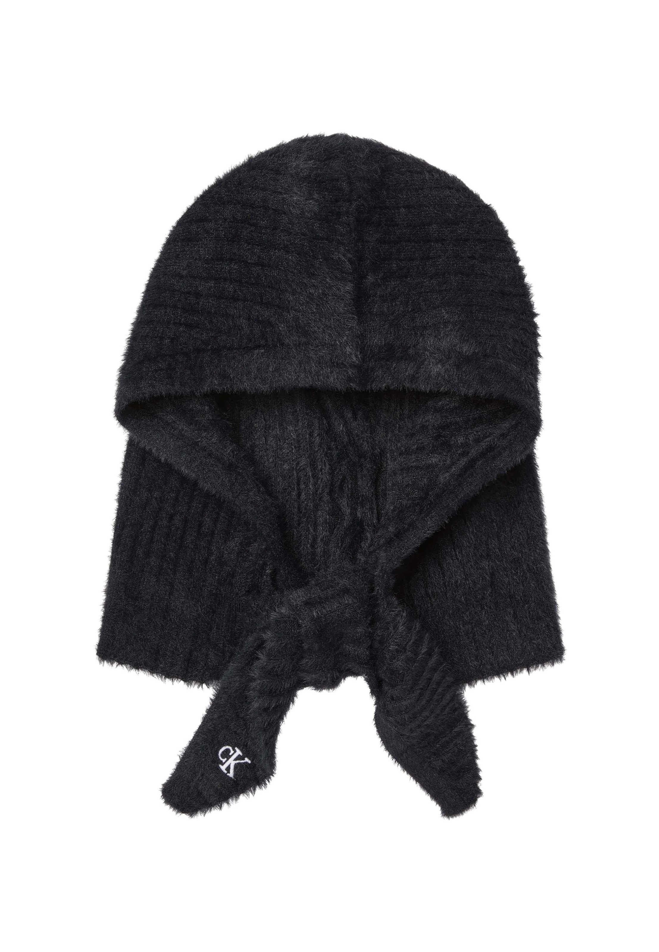 Berretto di Calvin Klein in nero: frontale