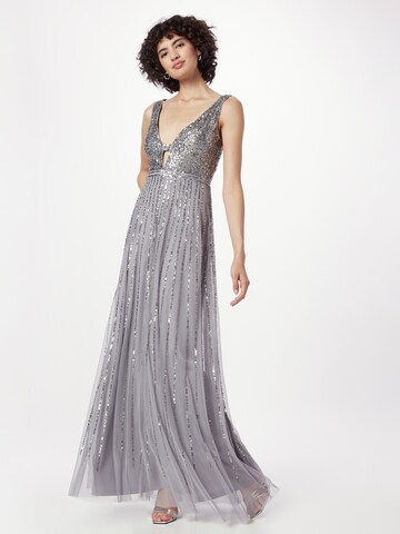 Robe de soirée 'Myla' LACE & BEADS en gris