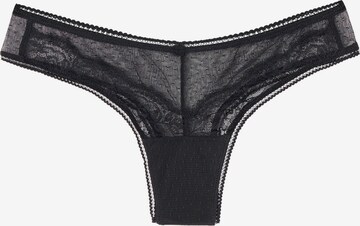 INTIMISSIMI Panty 'LACE NEVER GETS OLD' in Black: front