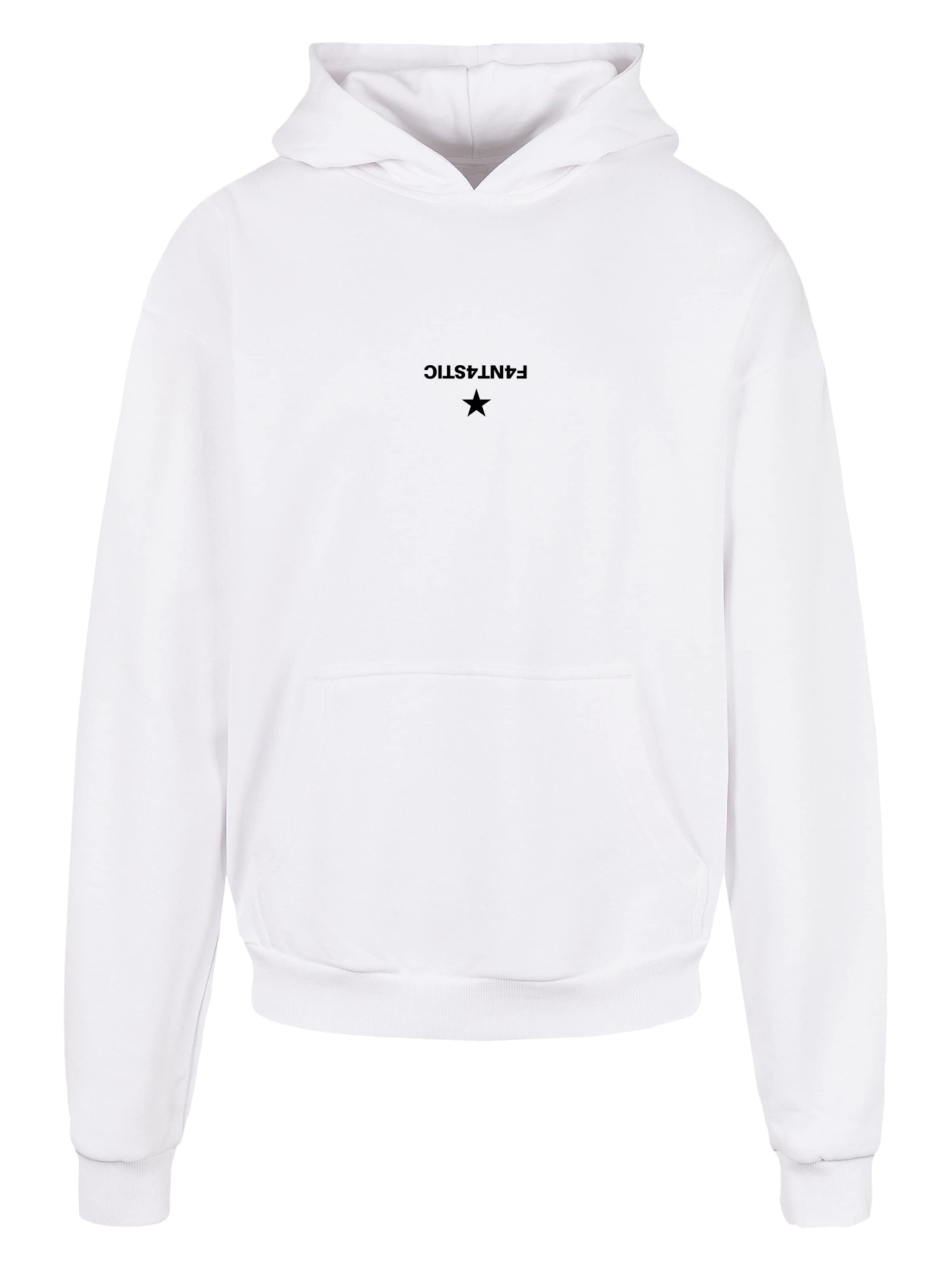 F4NT4STIC Sweatshirt in Weiß: Vorderseite