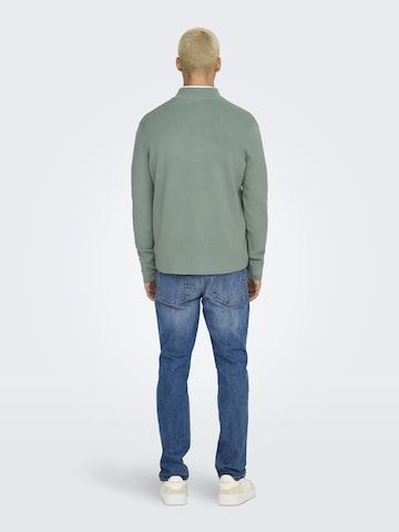 Only & Sons Sweater 'ONSCooper' in Green