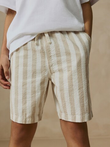 Next Regular Trousers in Beige: front