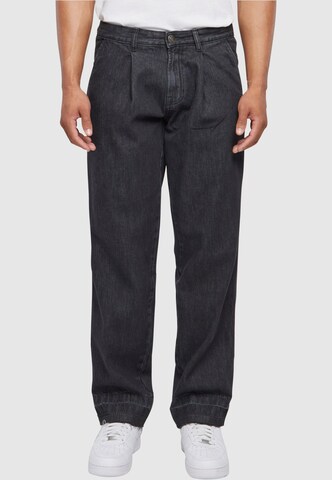 Urban Classics Loosefit Jeans i sort: forside