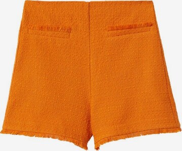 Loosefit Pantalon 'Chani' MANGO en orange : devant