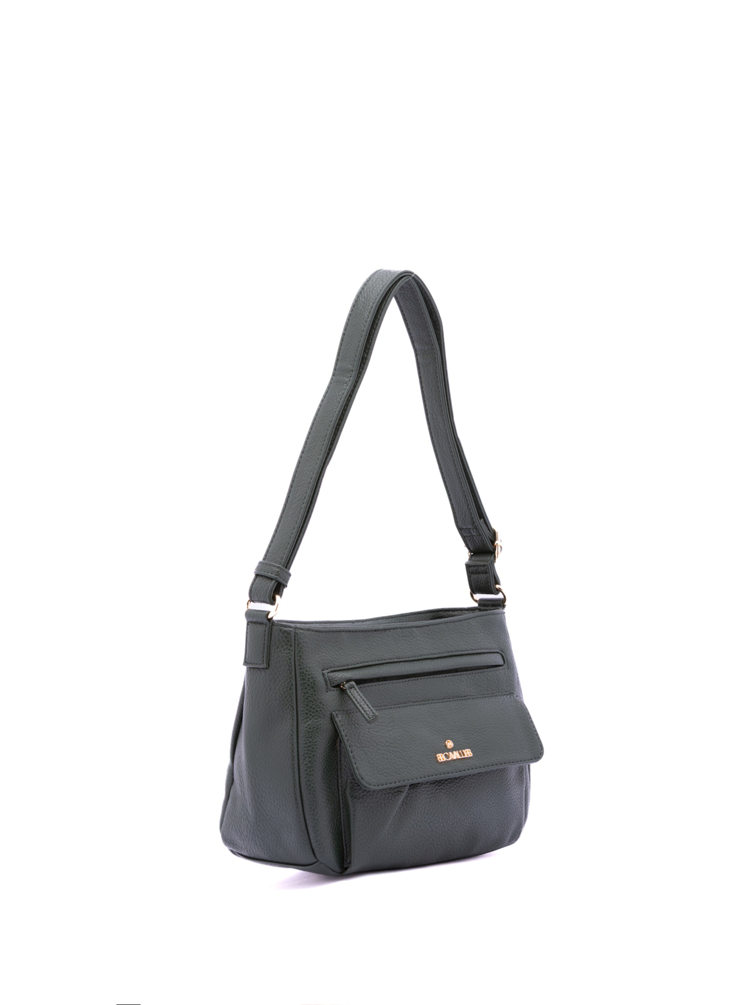 Borsa a spalla 'Borsa a Spalla Donna B Cavalli Ecopelle Zip' di B. Cavalli in verde