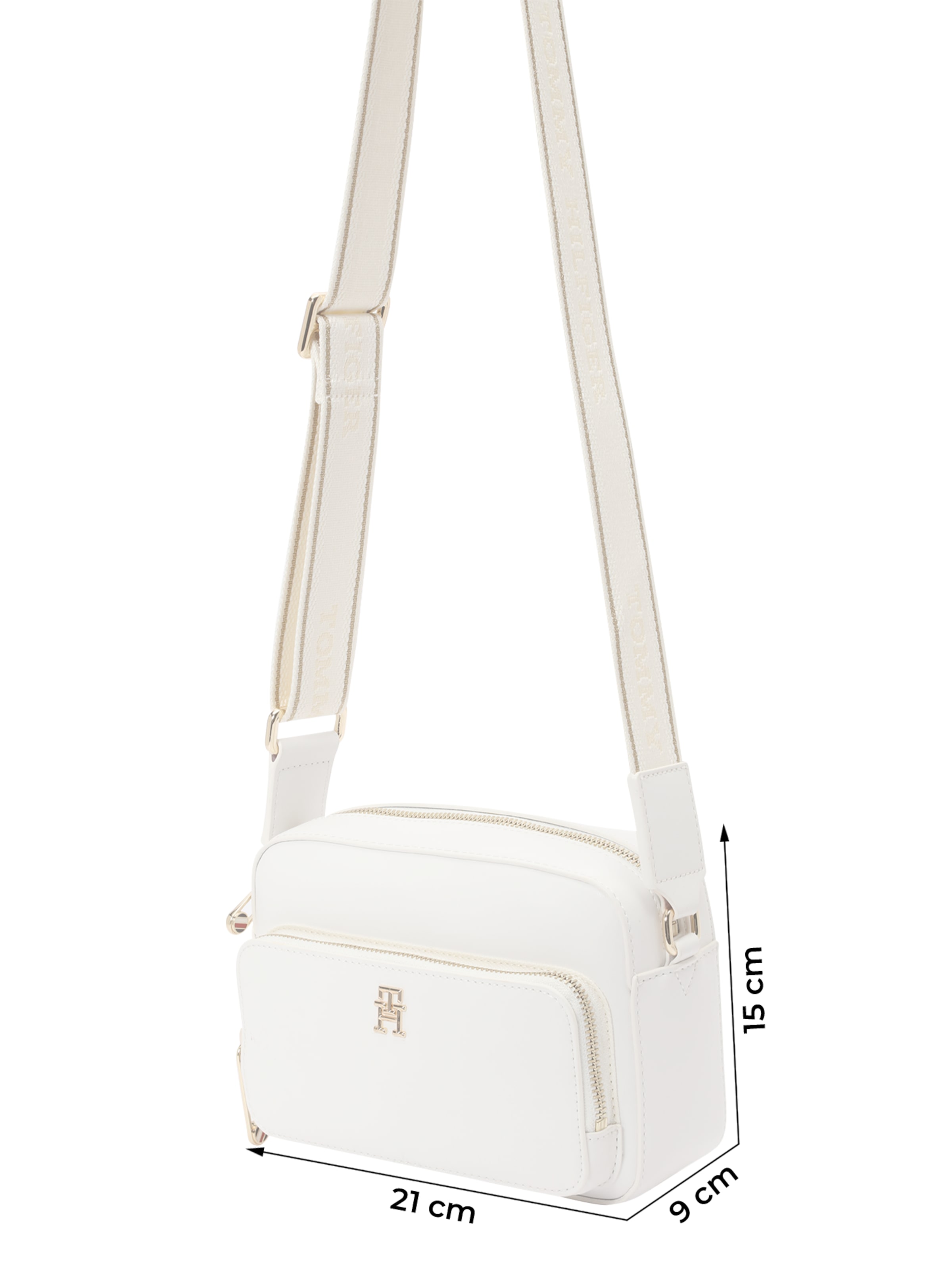 TOMMY HILFIGER - Mala de ombro 'JOY' em bege