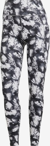 ADIDAS PERFORMANCE Skinny Sportbroek 'DailyRun' in Wit: voorkant