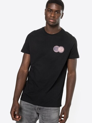 Iriedaily T-Shirt 'Beware Future' in Schwarz: Vorderseite