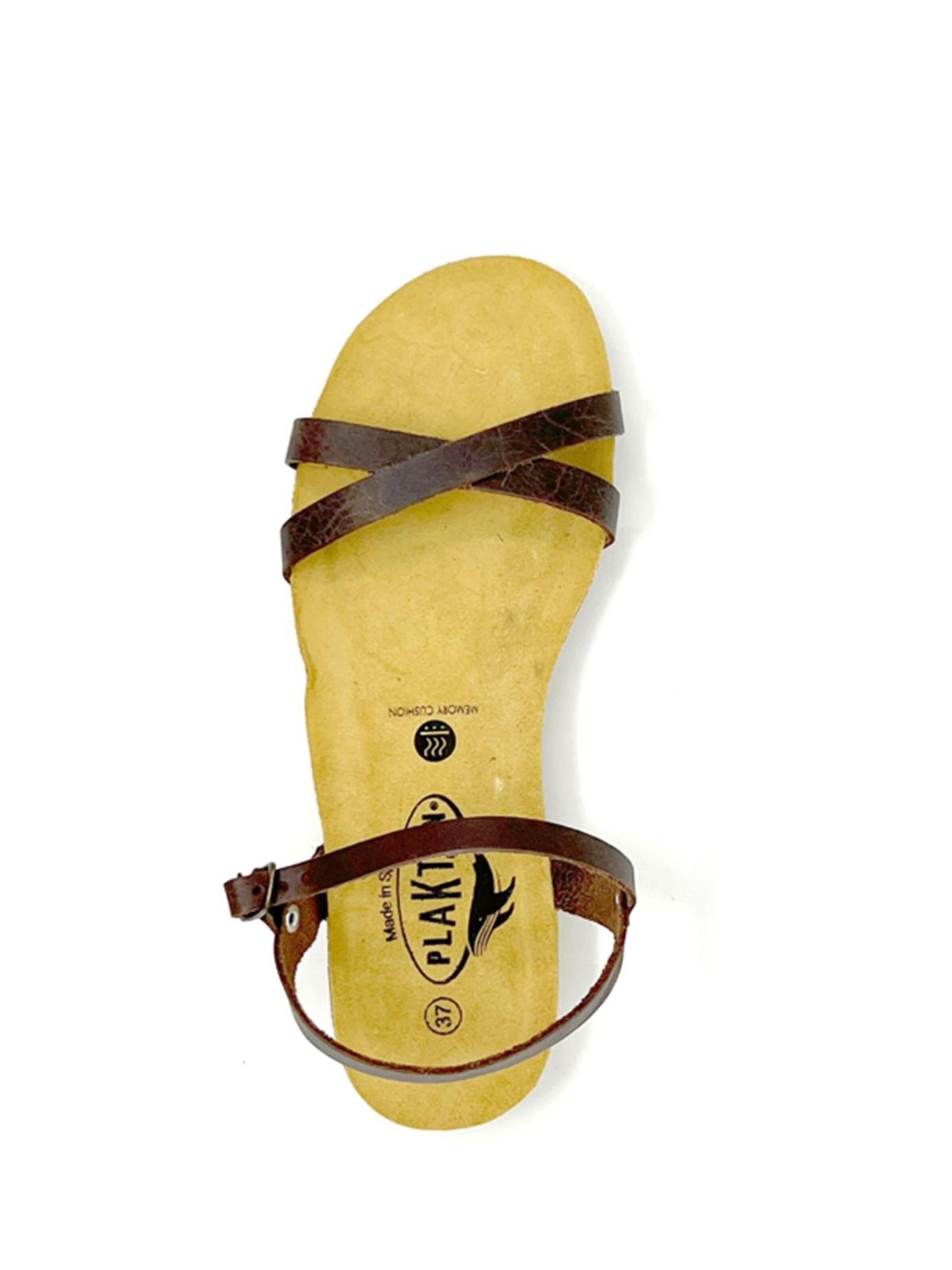Plakton Sandals 'Fran Date' in Brown