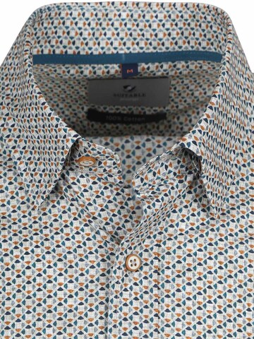 Suitable Slim fit Overhemd in Blauw