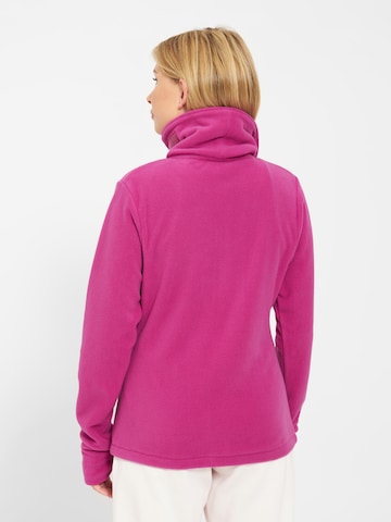 BENCH Fleece jas 'Funnel' in Roze