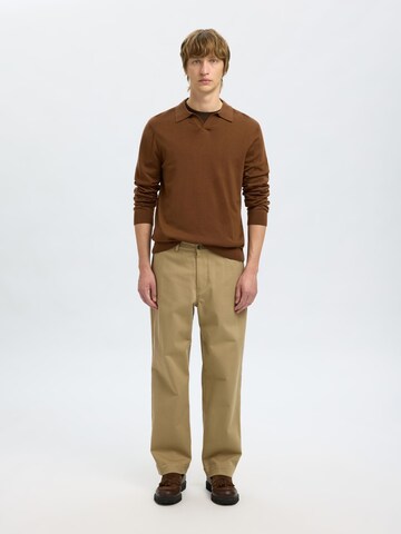 SELECTED Shirt in Brown