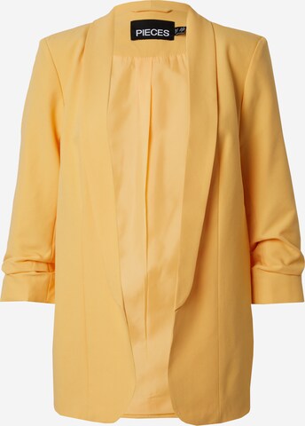 PIECES Blazer 'BOSELLA' in Yellow: front