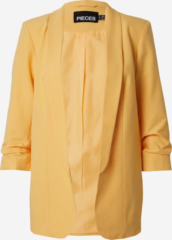 Blazer 'BOSELLA' PIECES en jaune : devant