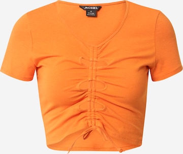 Monki Shirt in Oranje: voorkant