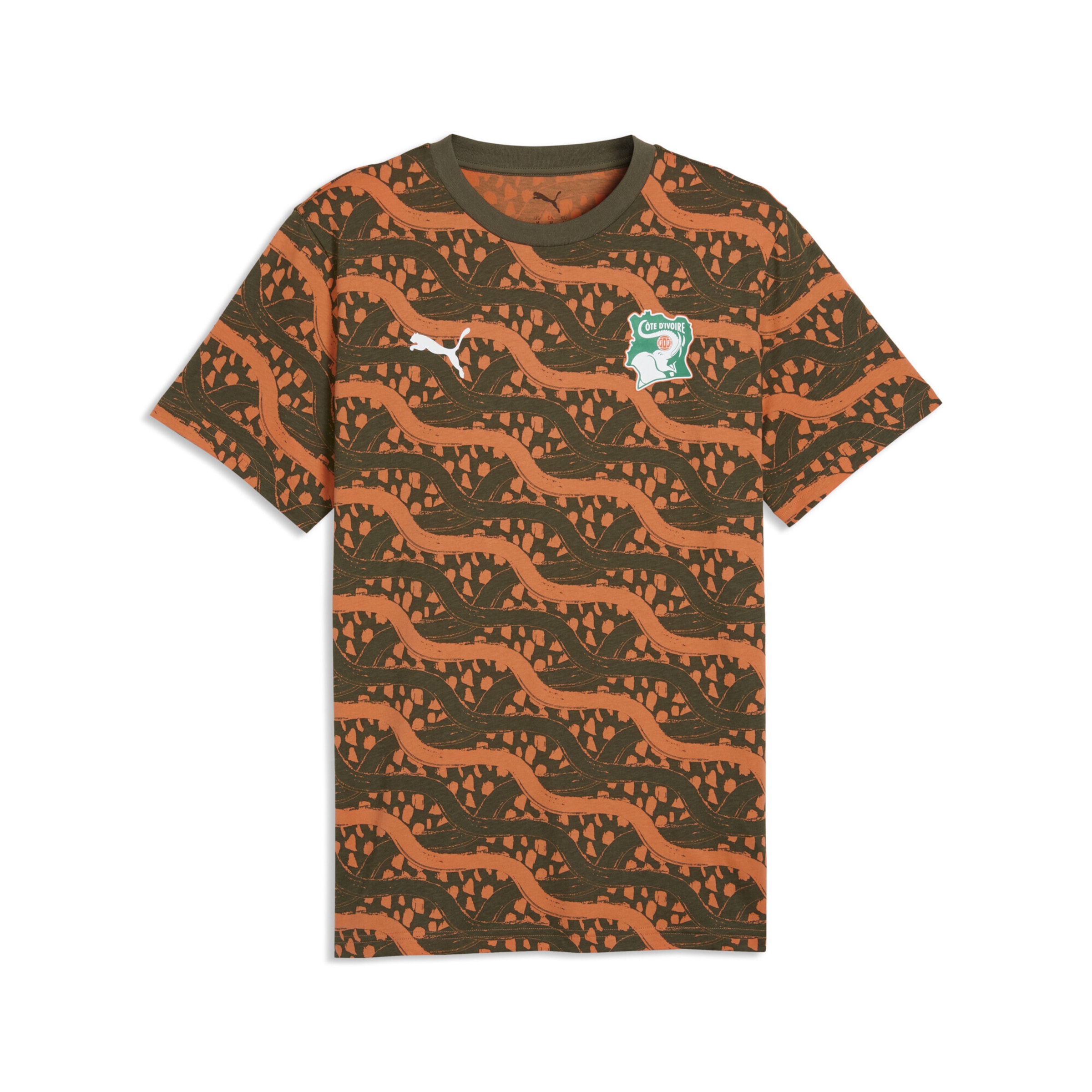 T-Shirt fonctionnel PUMA en vert : devant