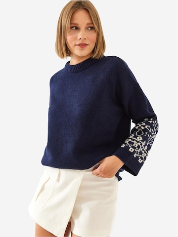 Bianco Lucci Kampsun 'Pullover', värv segavärvid