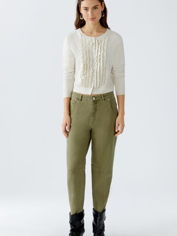 OUI Strickjacke in Weiß