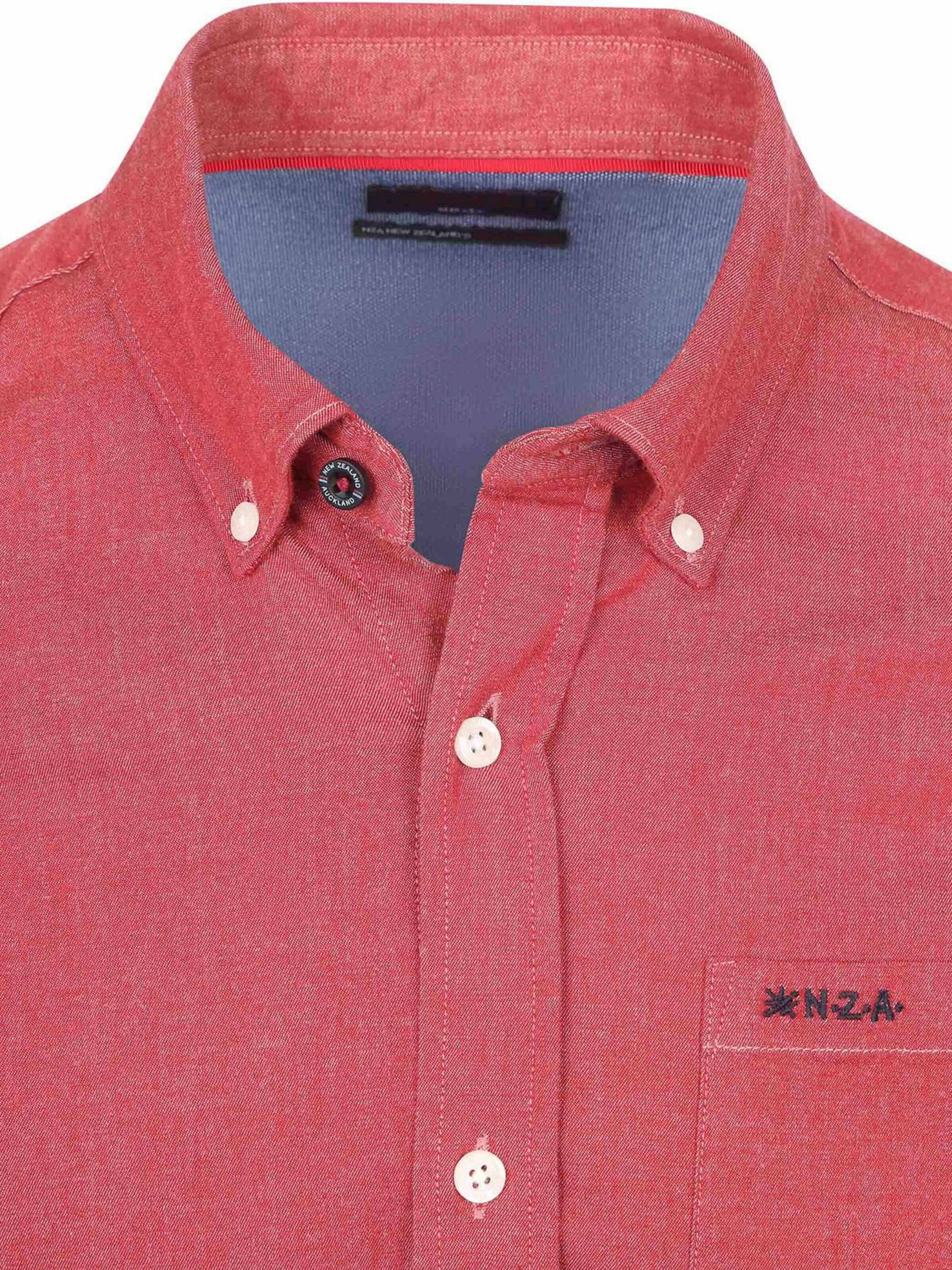 NZA New Zealand Auckland Regular fit Overhemd in Rood