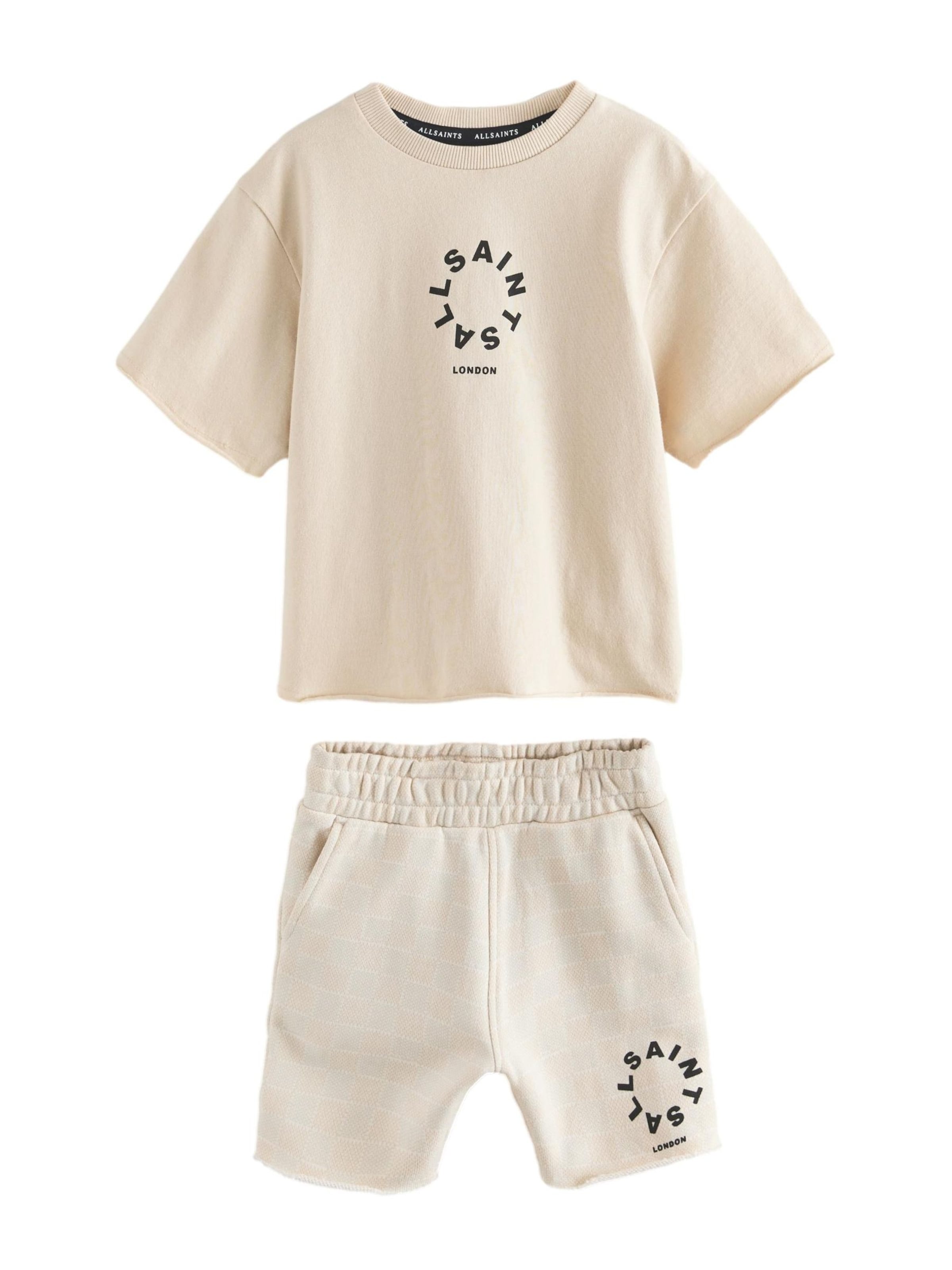 smALLSAINTS Sada 'Tierra' – béžová: přední strana