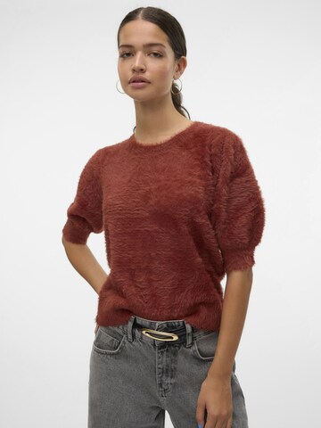 Pullover 'ALINA ' di VERO MODA in marrone: frontale