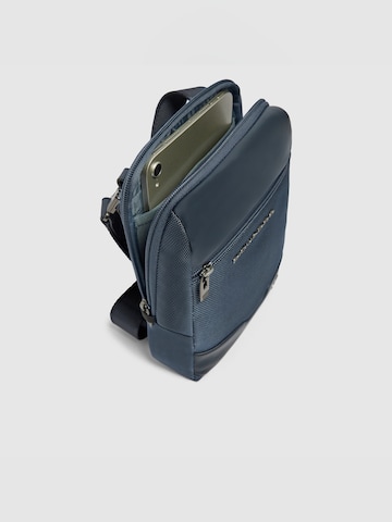 Piquadro Schoudertas in Blauw