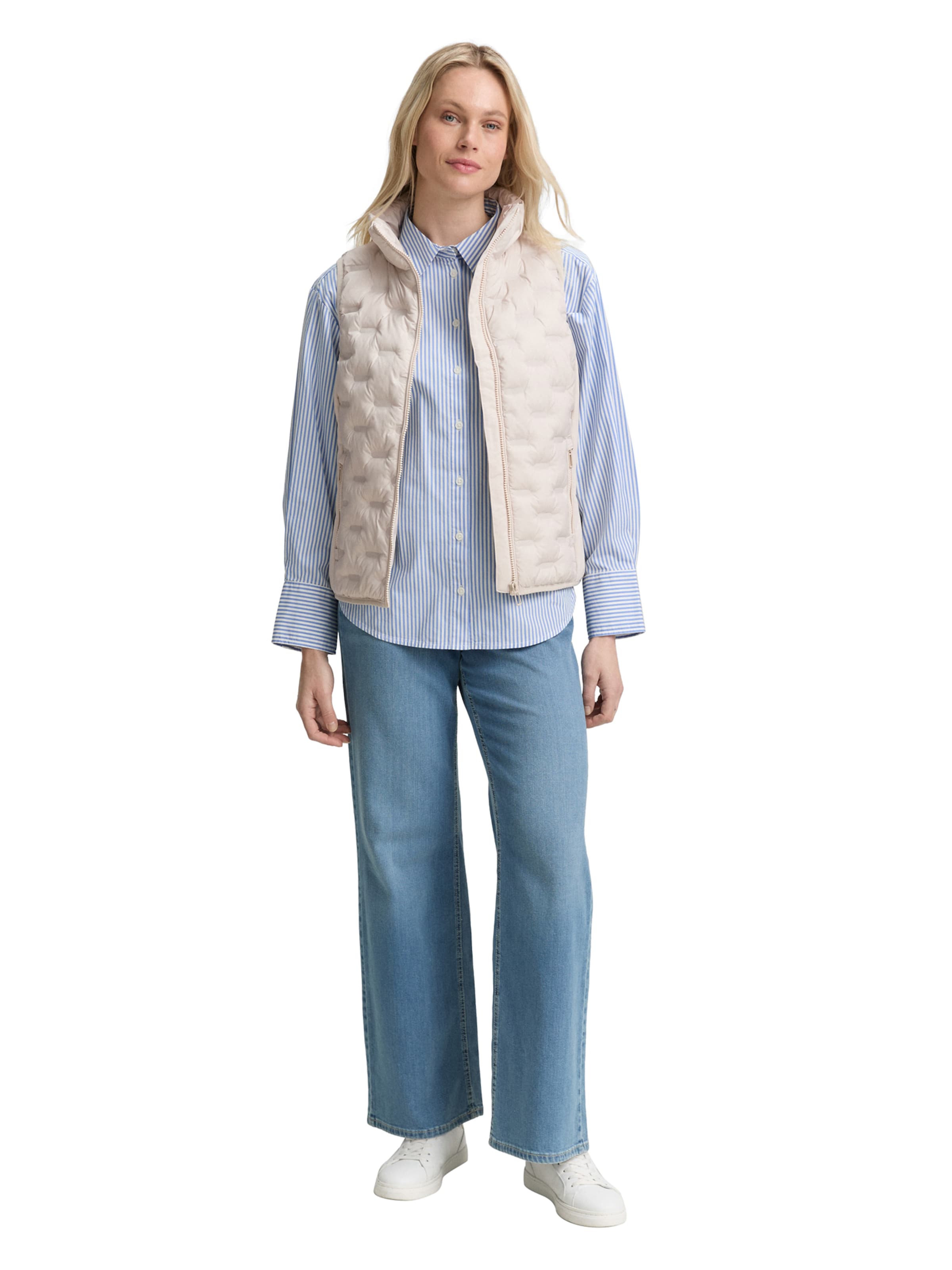 TOM TAILOR Vest in White