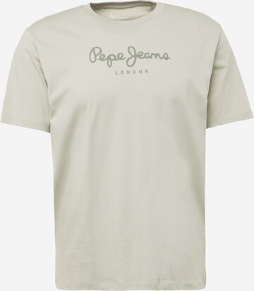 Pepe Jeans T-shirt 'Eggo' i grön: framsida