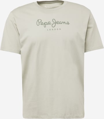 Pepe Jeans - Camiseta 'Eggo' en verde: frente