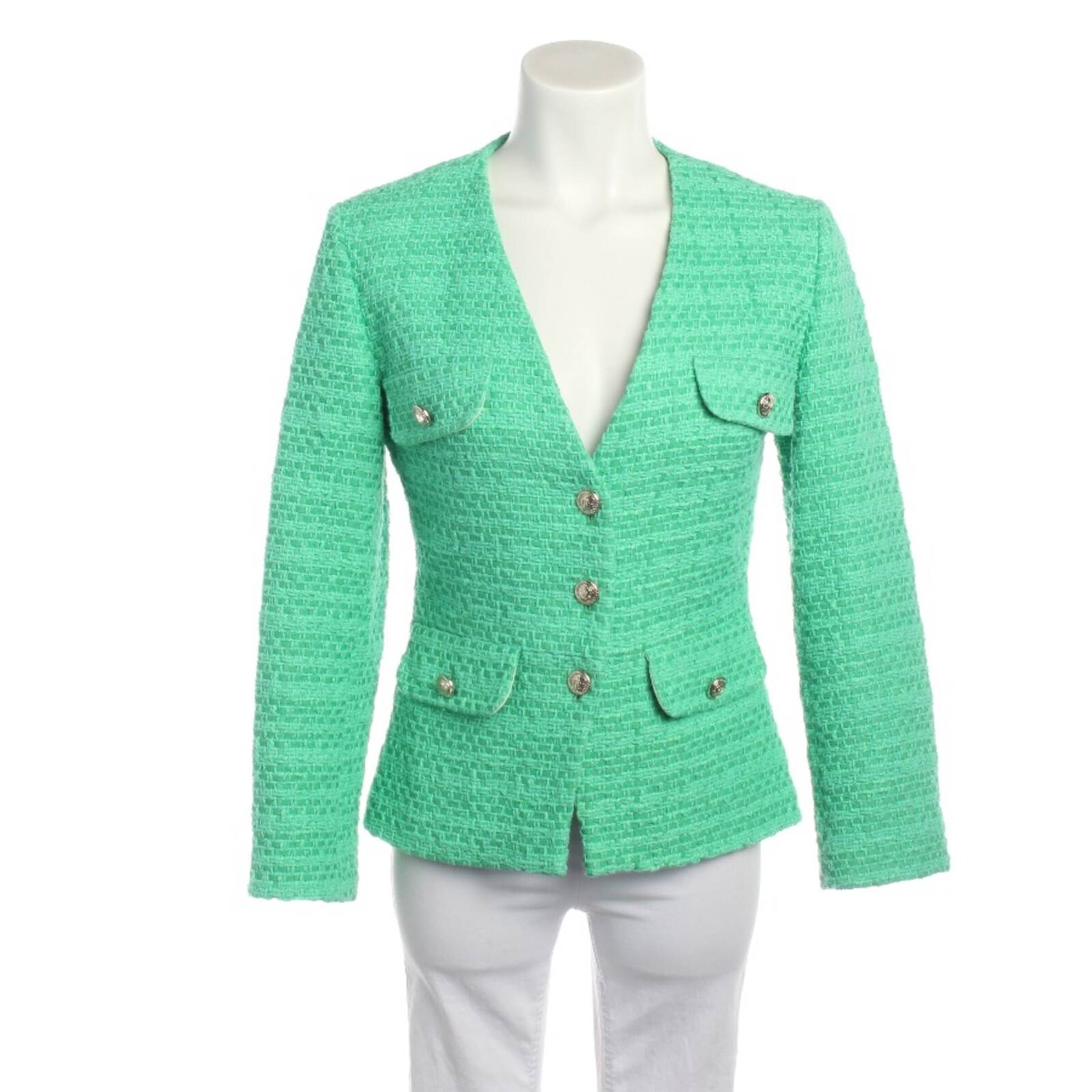 Maje Blazer in XS in Green: front