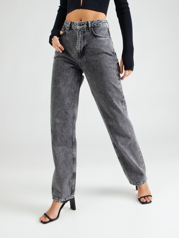 ABOUT YOU x Laura Giurcanu Loose fit Jeans 'Maggie' in Grey Denim