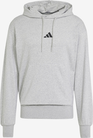 XS dydžio Sportinio tipo megztinis 'Essentials Feelcozy' iš ADIDAS SPORTSWEAR, spalva – pilka / juoda, Prekių apžvalga