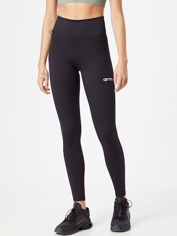 aim'n Skinny Workout Pants in Black: front